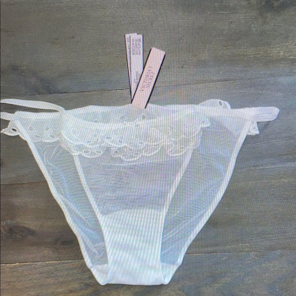 Victoria's Secret White Lace Panties